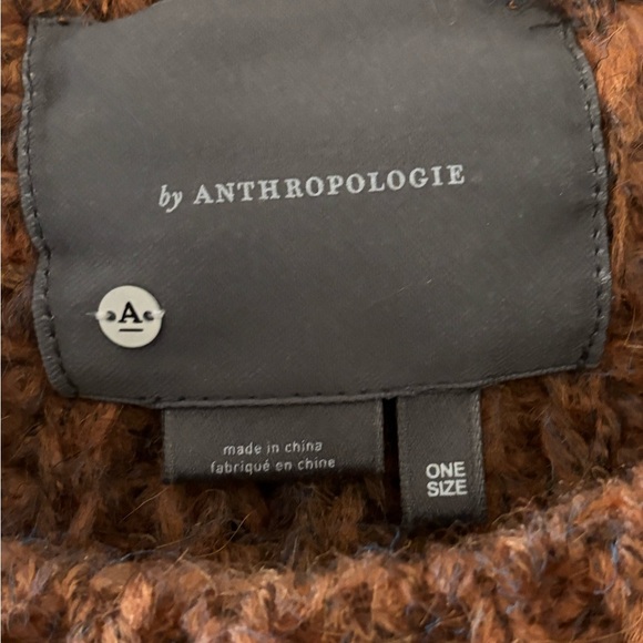 New Without Tags Anthropology Oversized Sweater Poncho - Picture 3 of 4